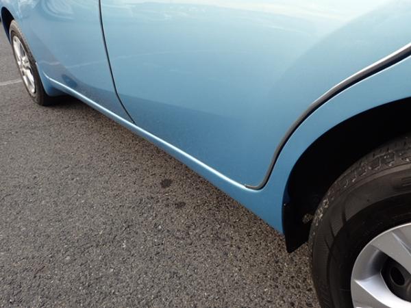 Nissan Note 2015 голубой бок