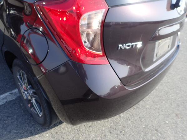 Nissan Note 2013 чёрный задняя фара