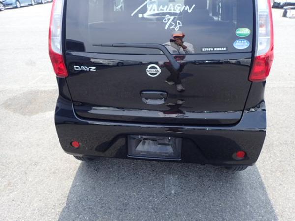 Nissan Dayz 2014 чёрный задний бампер