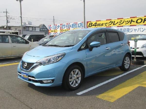 Nissan Note Hybrid 2017 голубой
