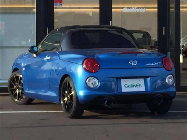 Daihatsu Copen 2015 синий сзади
