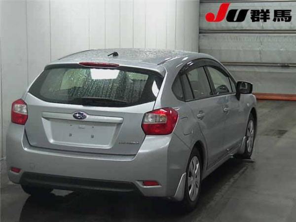 Subaru Impreza IV Рестайлинг 2016 серый сзади