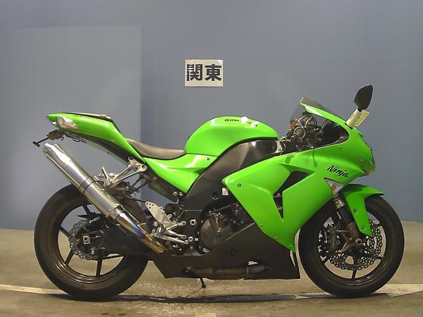 Kawasaki Ninja ZX-10R 2005 зелёный