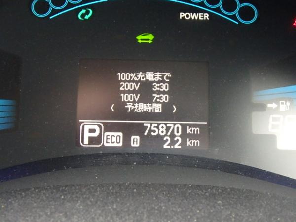 Nissan Leaf 2014 одометр
