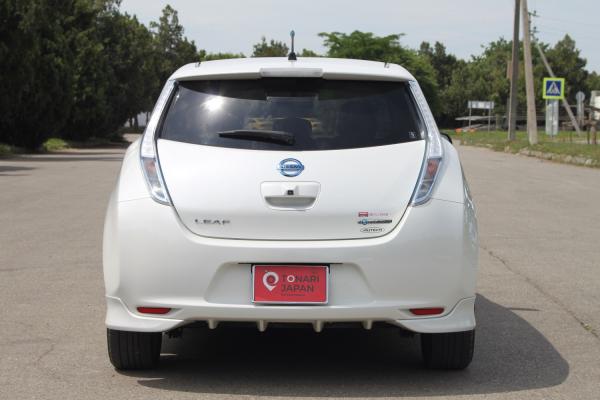 Nissan Leaf I 2015 белый вид сзади