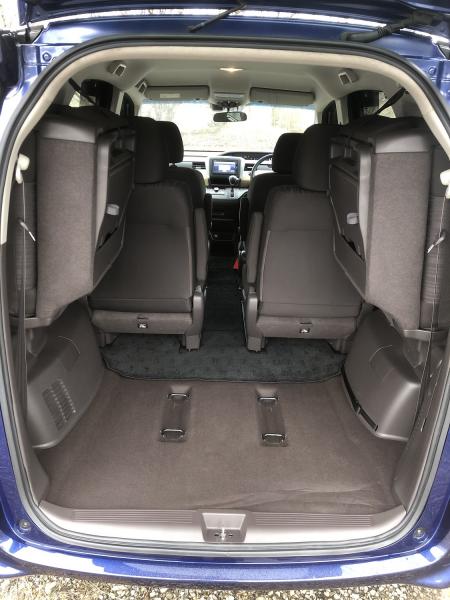 Honda Freed 2017 синий багажник