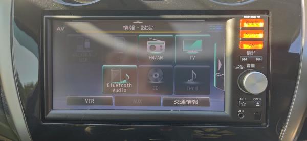 Nissan Note II Рестайлинг экран